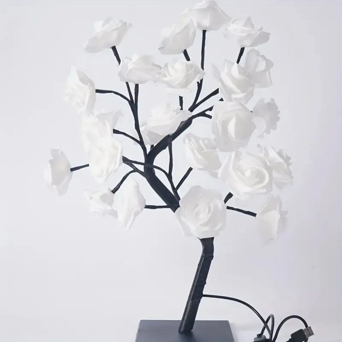 Rose table tree lamp