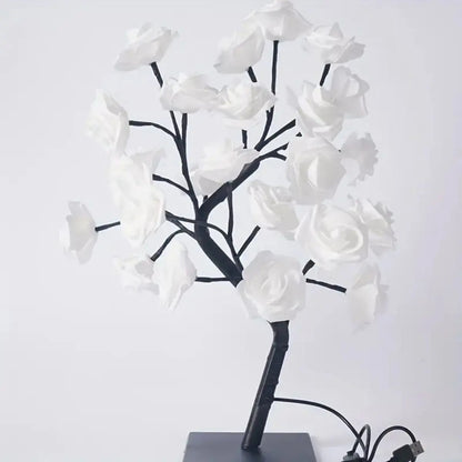 Rose table tree lamp
