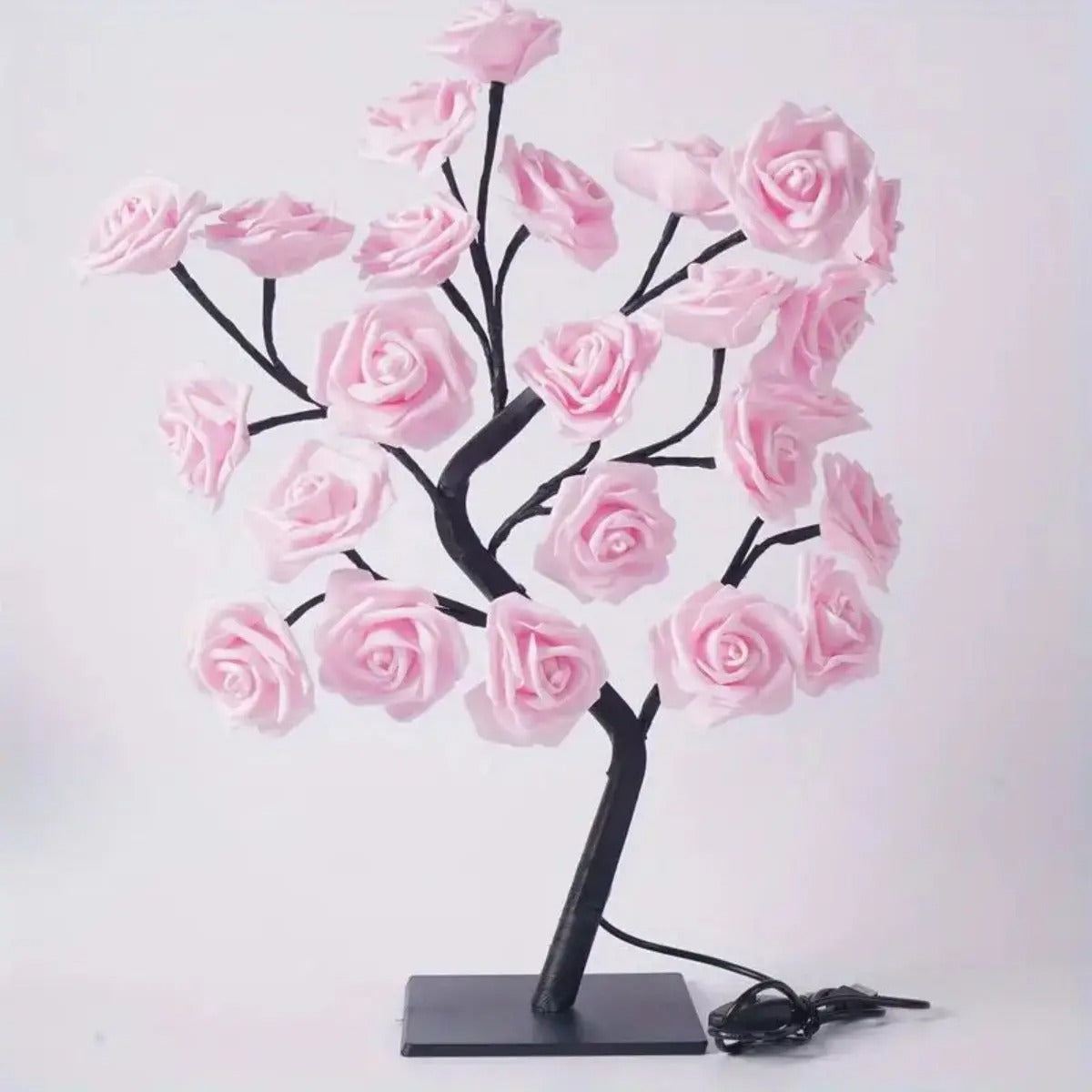 Rose table tree lamp