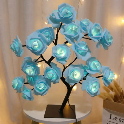 Rose table tree lamp