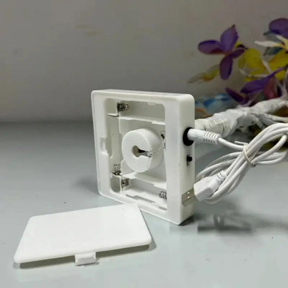 White Burch butterfly tree lamp